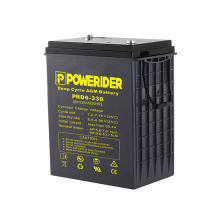 6v 330ah deep cycle agm lead acid battery